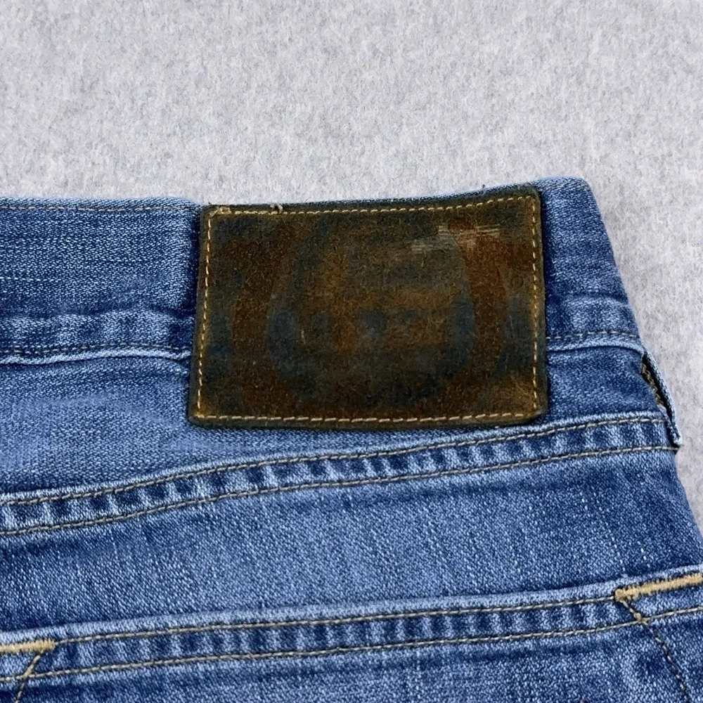True Religion Jeans Men's 33 (34x34) Bobby Snake Eye Straight Sad Gridiron‎ USA